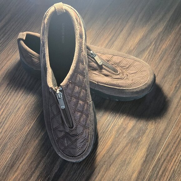LANDS' END Women's All Weather Quilted Zip Slip-On/Espresso/NWOT/SIZE 11D - Picture 12 of 13